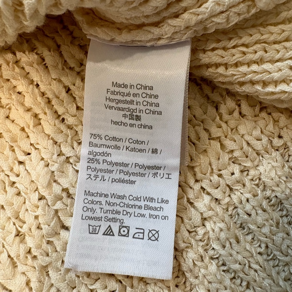 J. Crew High-neck Sweater Tank in Ecru, Sz L - Picture 15 of 16